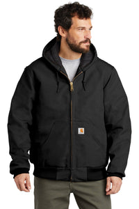 Carhartt Black CTTSJ140 team jackets embroidered