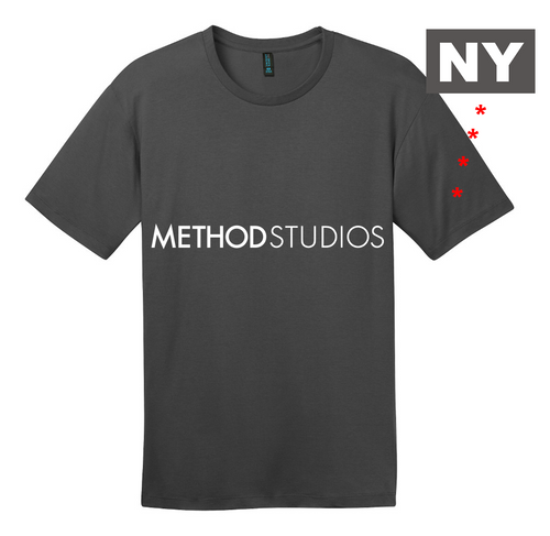 method studios tee shirt 2 charcoal method studios ny