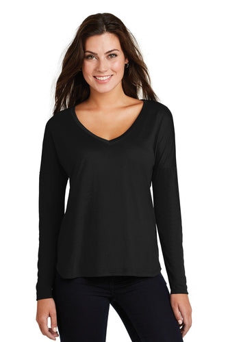District Made Ladies Drapey Long Sleeve Tee