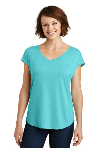 District Made Ladies Drapey Cross-Back Tee