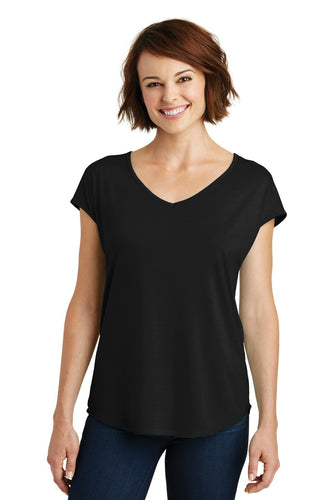 District Made Ladies Drapey Cross-Back Tee
