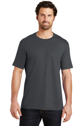 district made mens perfect weight crew tee charcoal