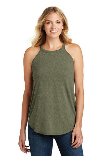 District Made Ladies Perfect Tri Rocker Tank