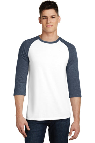 District Young Mens Very Important Tee 3/4-Sleeve Raglan
