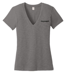 alternative so low v neck tee aa6097 elephant grey deepwatch