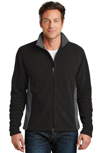 port authority black/ battleship grey f216 company logo jackets