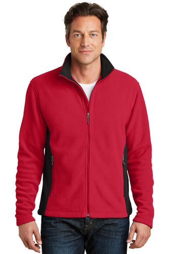 port authority rich red/ black f216 company jackets with logo