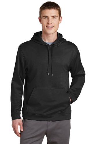 Sport-Tek Black F244 custom logo sweatshirts embroidered