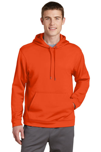 Sport-Tek Deep Orange F244 custom logo sweatshirts embroidered