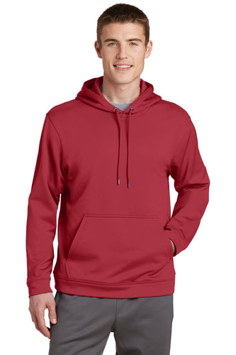 Sport-Tek Deep Red F244 custom logo sweatshirts embroidered
