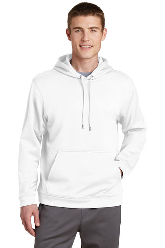 Sport-Tek White F244 custom logo sweatshirts