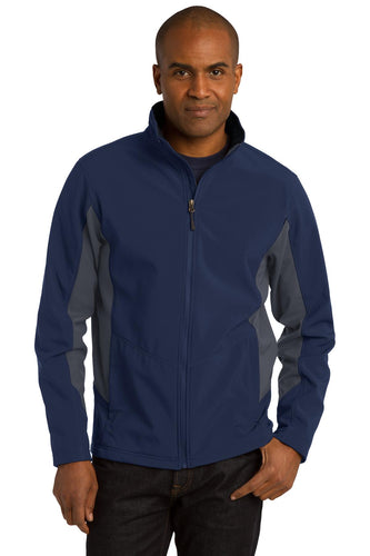 port authority dress blue navy/ battleship grey j318 custom logo jackets