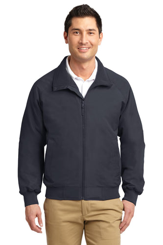 port authority battleship grey j328 jackets with company logo