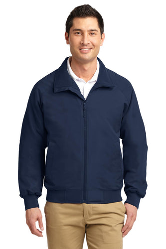 port authority true navy j328 jackets with company logo