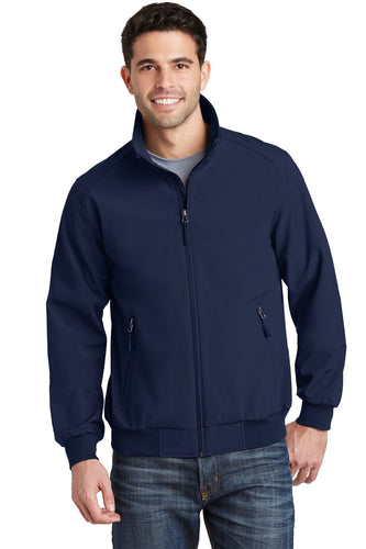 port authority dress blue navy j337 jacket company logo