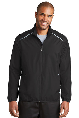 port authority black j345 company jackets with logo