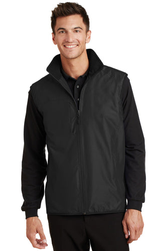 port authority true black/true black j355 jackets with company logo