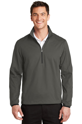 port authority grey steel j716 jacket company logo