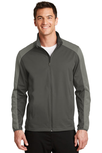 port authority grey steel/ rogue grey j718 promotional jackets company logo