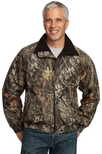 port authority mossy oak new break-up/black j754mo jackets with company logo