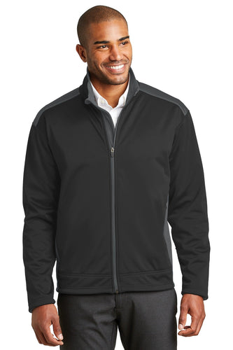 port authority black/graphite j794 company embroidered jackets
