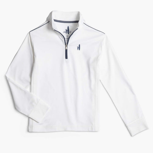 Johnnie O Lammie Prep Formance 1 4 Zip Jr Pullover JBKO1030 White