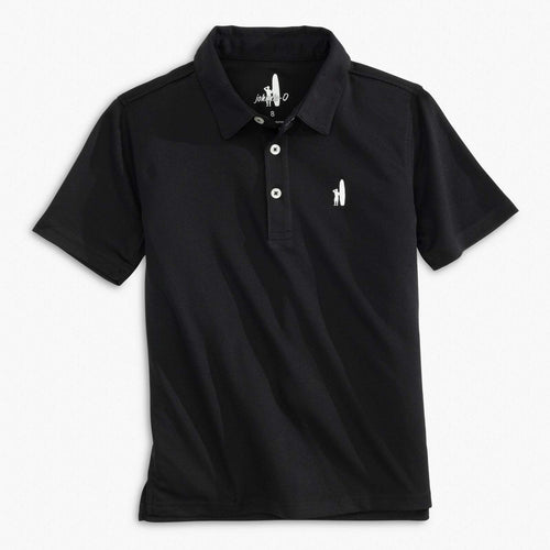 Johnnie O Fairway Prep Formance Jr Polo JBPO2070 Black