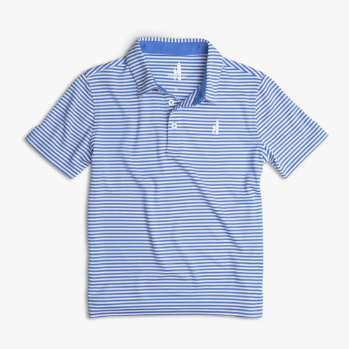 Johnnie O Bunker Striped Prep Formance Jr Polo JBPO2080 Marlin