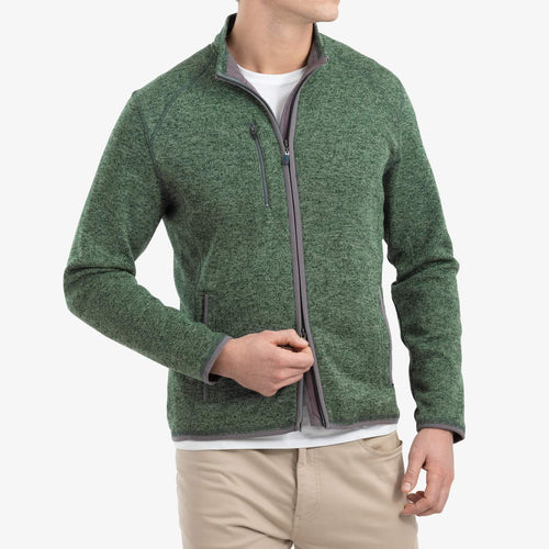 Johnnie O Bates 2 Way Zip Jacket JMJK1310 Deep Woods