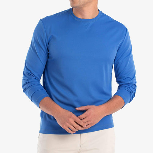 Johnnie O Carrick Prep Formance Long Sleeve T Shirt JMLT1870 Marlin