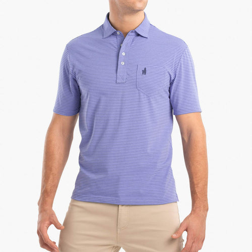 Johnnie O The Original 4 Button Polo Cliffs Stripe JMPO2130 Aster