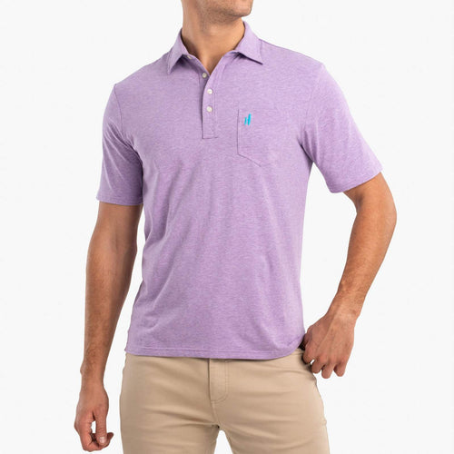 Johnnie O The Original 4 Button Polo Heathered JMPO2150 Aster