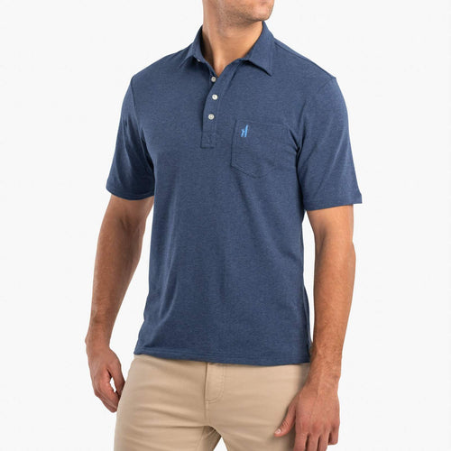 Johnnie O The Original 4 Button Polo Heathered JMPO2150 Wake