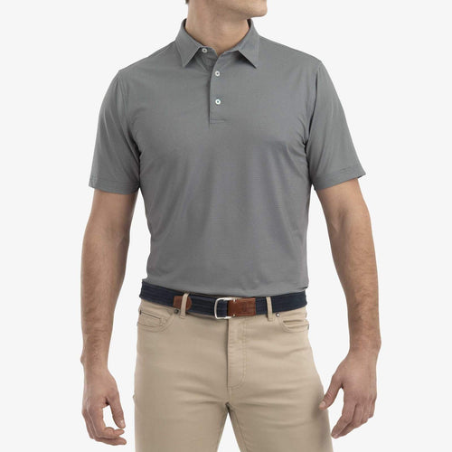 Johnnie O Augie Printed Prep Formance Jersey Polo JMPO2470 Meteor