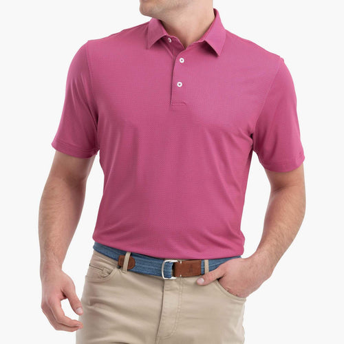 Johnnie O Augie Printed Prep Formance Jersey Polo JMPO2470 Senorita