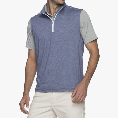 Johnnie O Lammie 1 4 Zip Prep Formance Vest JMVT1130 Lake