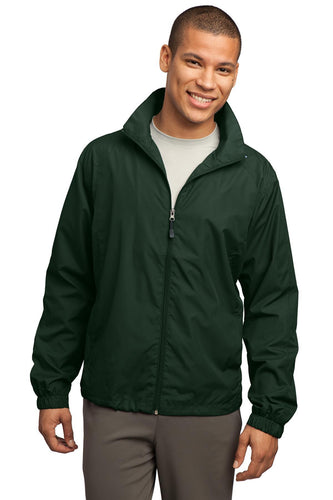 Sport-Tek Forest Green JST70 company embroidered jackets