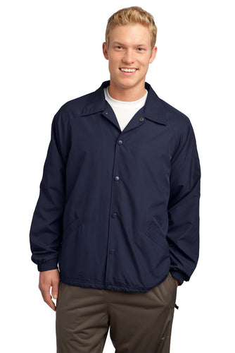 Sport-Tek True Navy JST71 embroidered jacket custom