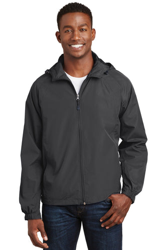Sport-Tek Graphite Grey JST73 business logo jackets