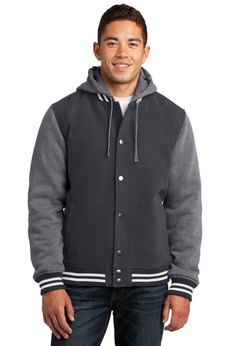 Sport-Tek Graphite Grey/ Vintage Heather JST82 business logo jackets