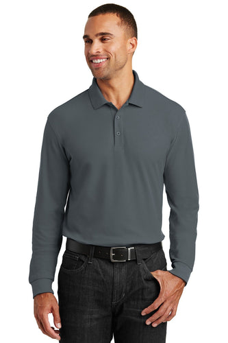 port authority graphite k100ls polo shirts with custom logo