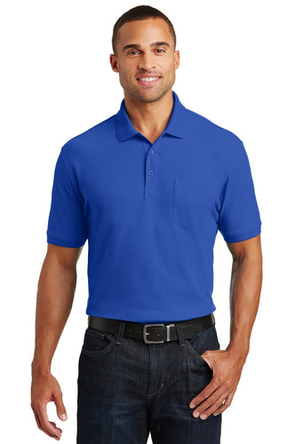 port authority true royal k100p corporate logo polo shirts