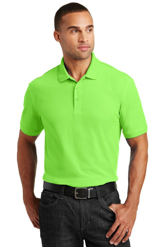 port authority lime k100 corporate polo shirts with logo