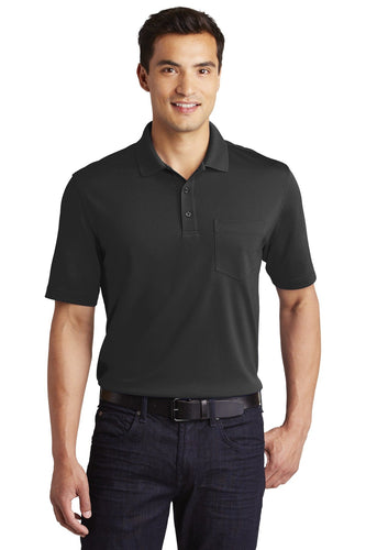 port authority deep black k110p custom team polo shirts