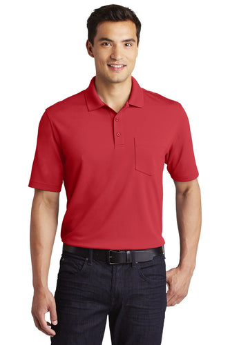 port authority rich red k110p custom team polo shirts