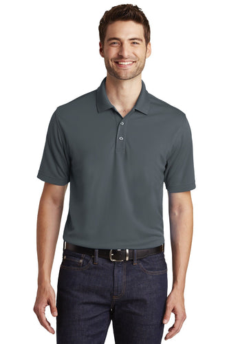 port authority graphite k110 polo shirts with custom logos