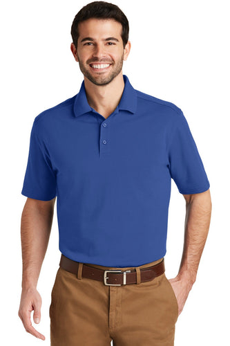 port authority true blue k164 polo shirts with custom logos