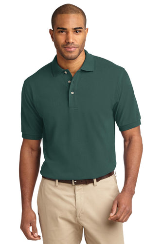 port authority dark green k420 polo shirts custom logo