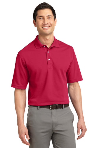 port authority red k455 corporate polo shirts with logo