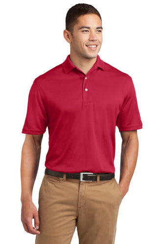 Sport-Tek Red K469 polo shirts with custom logo
